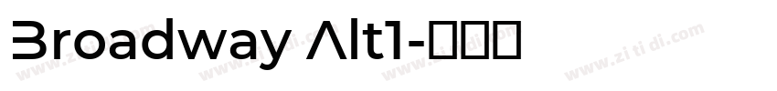 Broadway Alt1字体转换